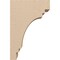 Ekena Millwork 5"W x 10"D x 15"H Classic Pescadero Rough Cedar Woodgrain TimberThane Corbel, Primed Tan CORUR05X10X15PECRCPR - alternate 4